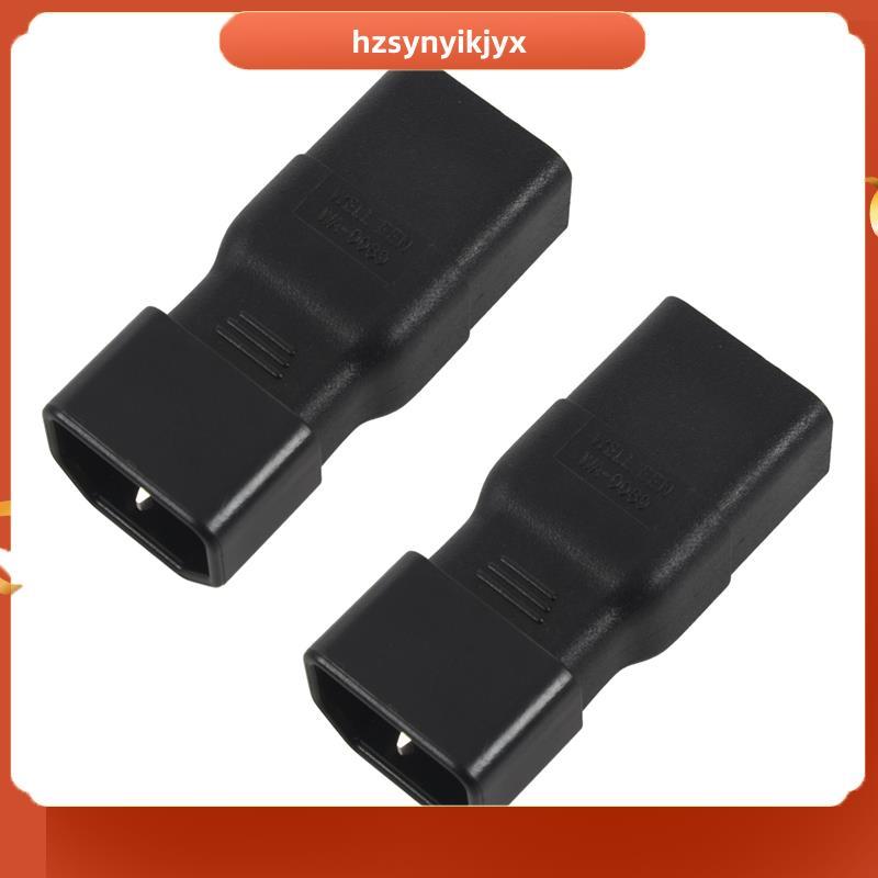 hzsynyikjyx2X PDU UPS Power IEC ชาย C14 ถึงหญิง C19 อะแดปเตอร์ IEC C19 ถึง C14 Connector