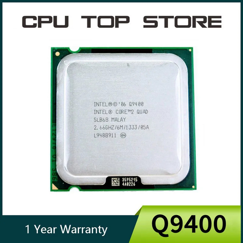 Intel Core 2 Quad Core Q9400 SLB6B 2.66 GHz LGA775 CPU โปรเซสเซอร์