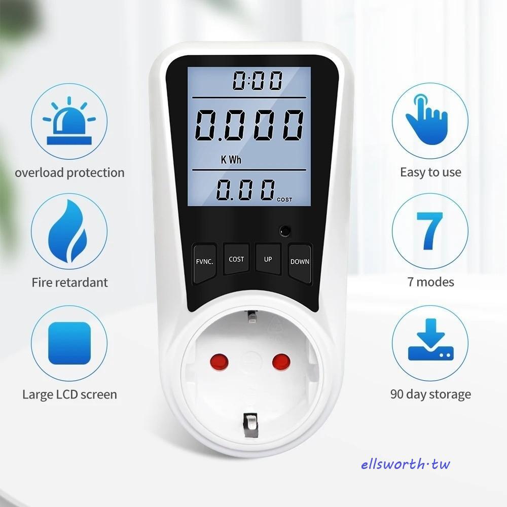 ELLSWORTH Watt Meter Socket, Backlight