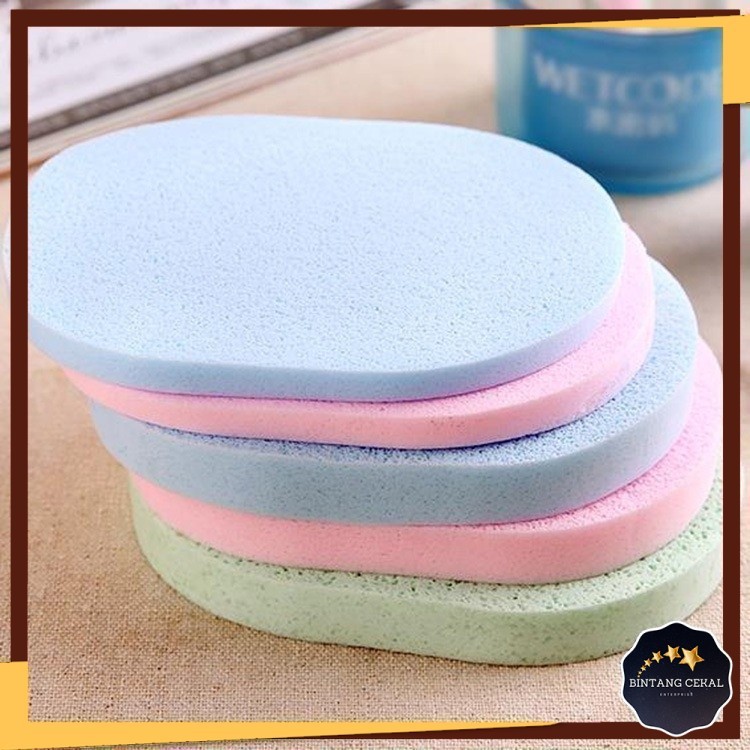 BC 7MM 12MM 15MM พัฟฟองน้ําสาหร่ายทะเลทําความสะอาดเครื่องสําอางล้างหน้าลึกธรรมชาติ Multi-Funtional -