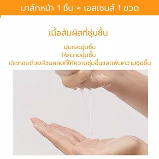 【ซื้อ 10 แถม 10】แผ่นมาสก์หน้า สูตรวิตตามินซี เพื่อผิวสว่างกระจ่างใส เนียนนุ่ม ชุ่มชื้น มาส์กมะเขือเทศ