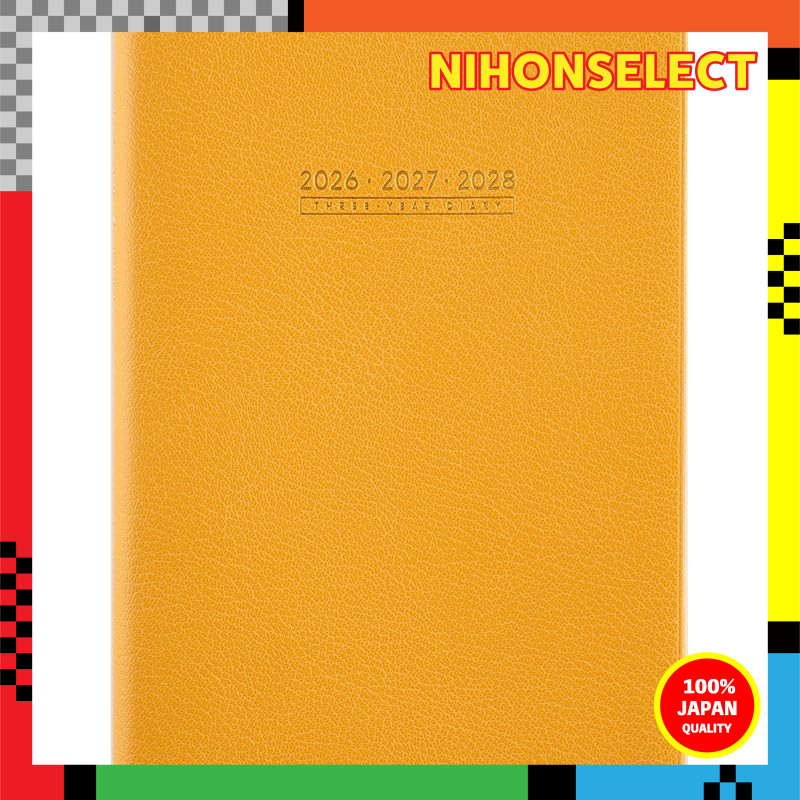 Takahashi 2026 A5/B5 3-Year Desk Diary (January Start) - Multiple Colors Available