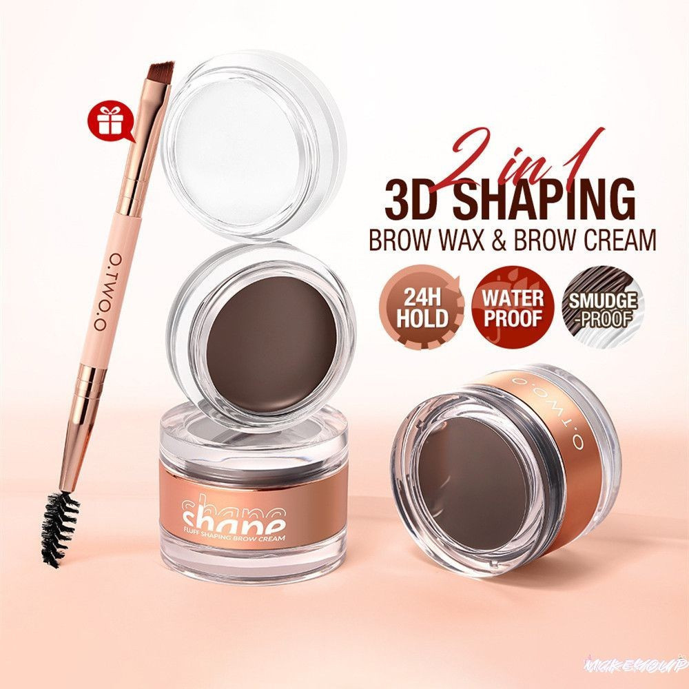 New Product # O.TW O.O Eyebrow Gel 2 IN 1 Multi-purpose Natural Wild Eyebrow Makeup Cosmetics Waterp