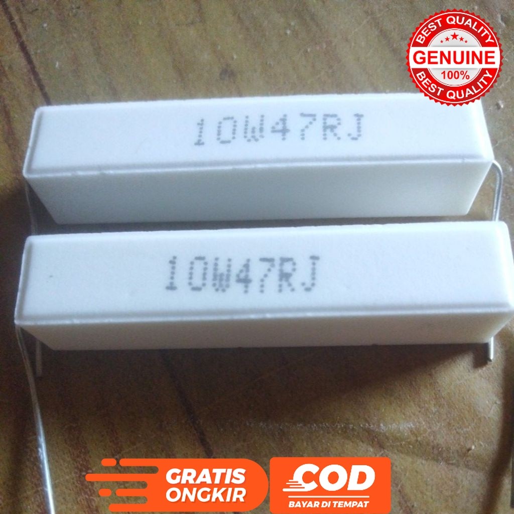10W 47OHM 10 วัตต์ 47OHM 10W47RJ CHALK RESISTOR