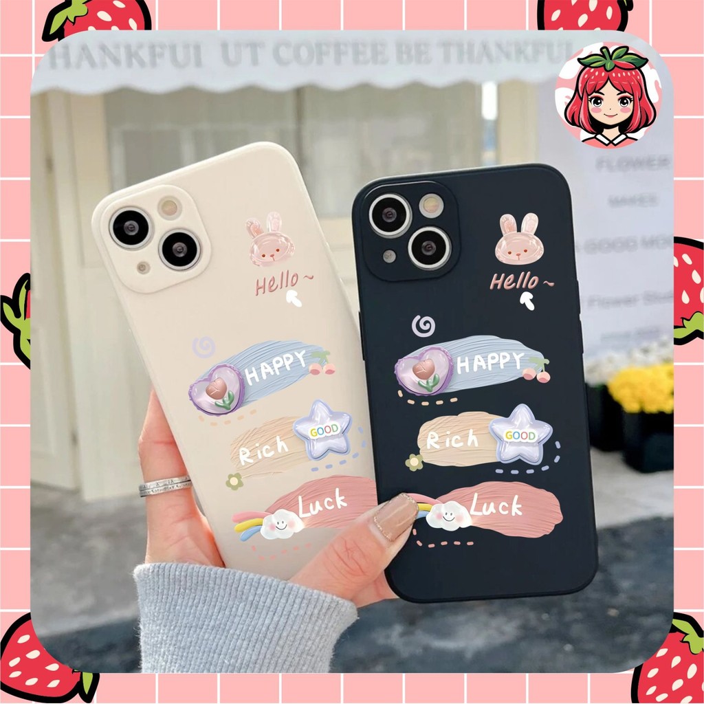 PRINTING LENS PROTECTOR Hello Bunny case oppo a3x realme 7 5g a15 a1k c2 a31 2020 a37 a39 a3s c2 a53