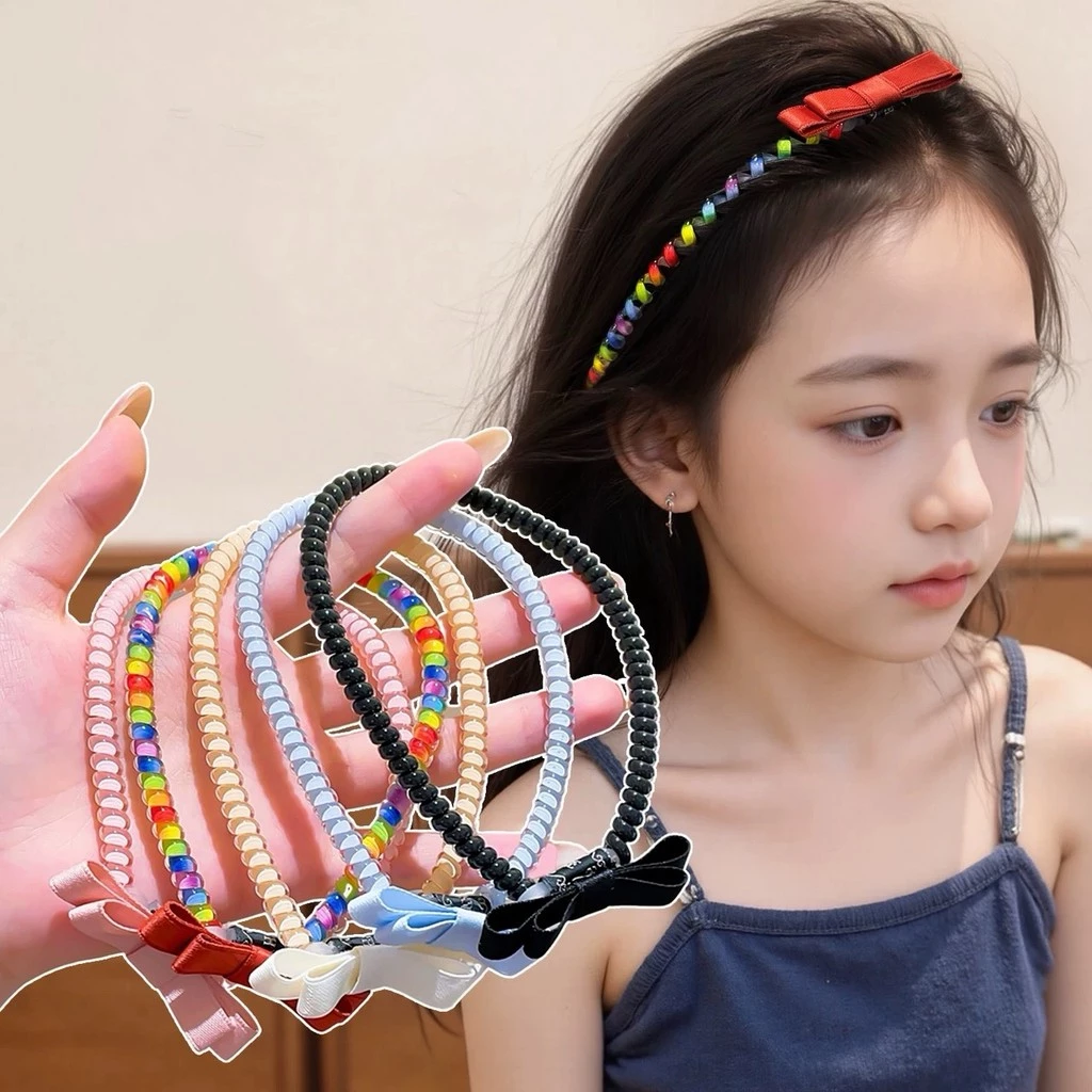 ที่คาดผมสายโทรศัพท์ ลายน่ารักมีให้เลือกหลากแบบ มาใหม่พร้อมส่ง จากไทย