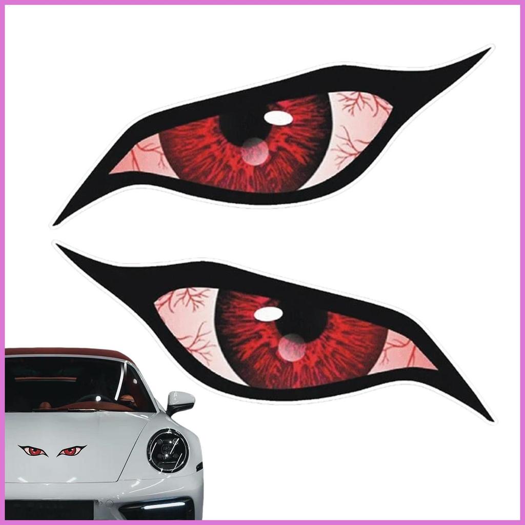 Evil Eye สติกเกอร์สําหรับรถยนต์ Creepy ด้านหลังหน้าต่างตกแต่ง Decal Novlety น้ําทน Caution Decal สํา