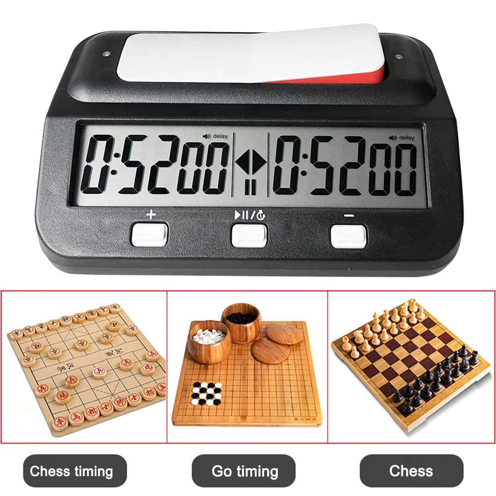 สินค้าแนะนํา Professional Advanced Chess Digital Timer Chess Clock Count Up Down Board Game Clock Ch