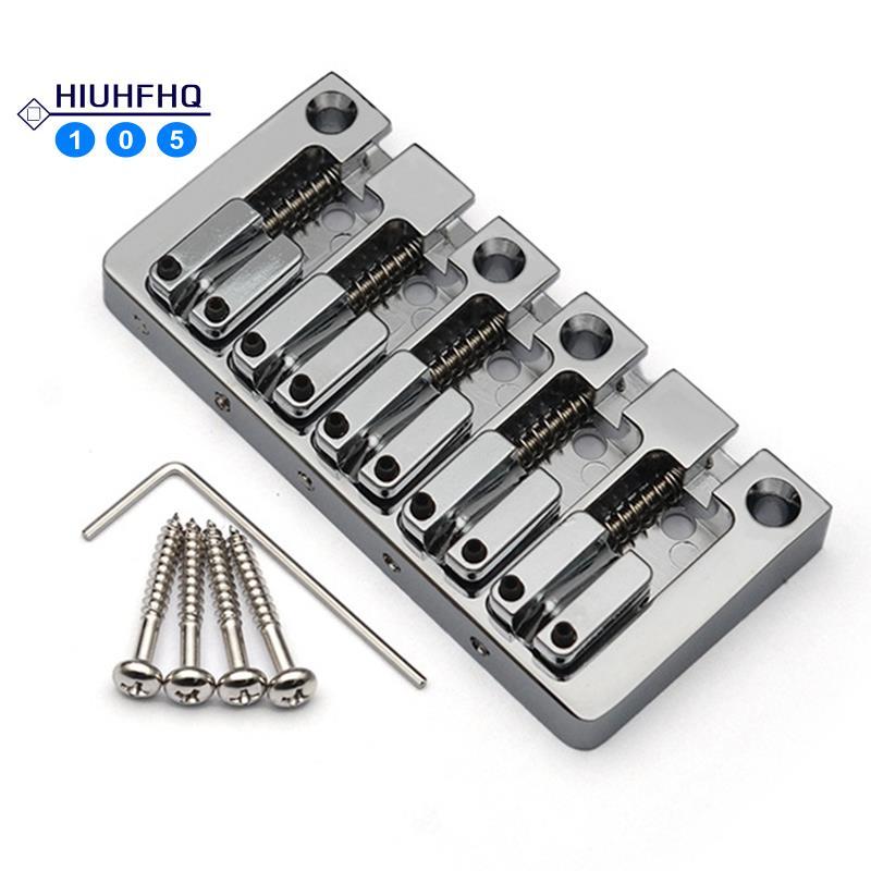 Hiuhfhq1065-String สะพานไฟฟ้า Flipping Saddle String Spacing 16.5 มม. ด้านล่างผ่านสะพานคงที่เงิน