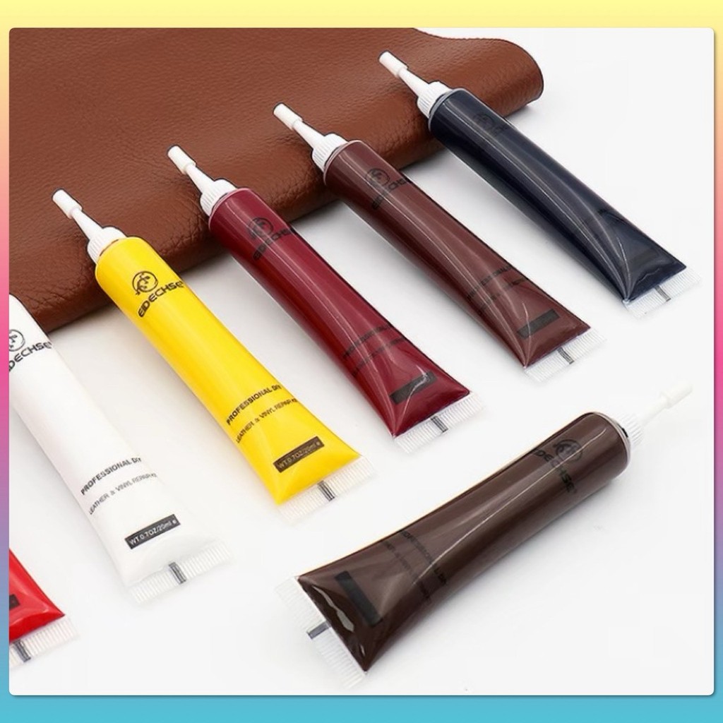 💥 สีซ่อมหนัง เจลซ่อมหนัง สีหนัง เพ้นท์ ซ่อมโซฟา กระเป๋า รอยขีดข่วน อุดรอยแตก รอยร้าว รุ่นอัพเกรด เนื้อเนียน ทนทาน 💥