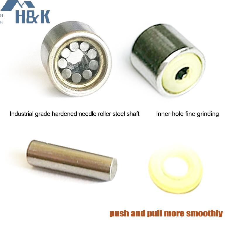 [H&K Oct] 88 ประเภทแบน/Groove ล้อประตูโลหะหน้าต่างรอกสนับสนุนด้านล่างเลื่อนลูกกลิ้งติดตามอุปกรณ์ฮาร์