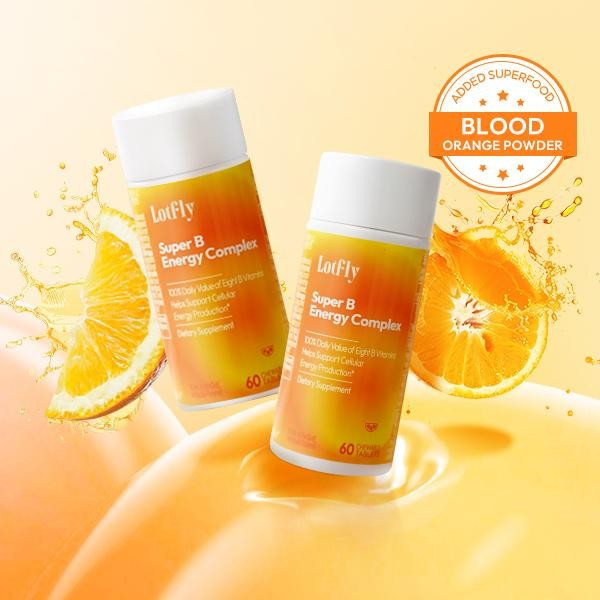 Super BigLOTFLY Super B Energy Complex Nutrition 9 in 1 วิตามินบี 1, B2, B3, B5, B6, B7, B9, B12 ประ