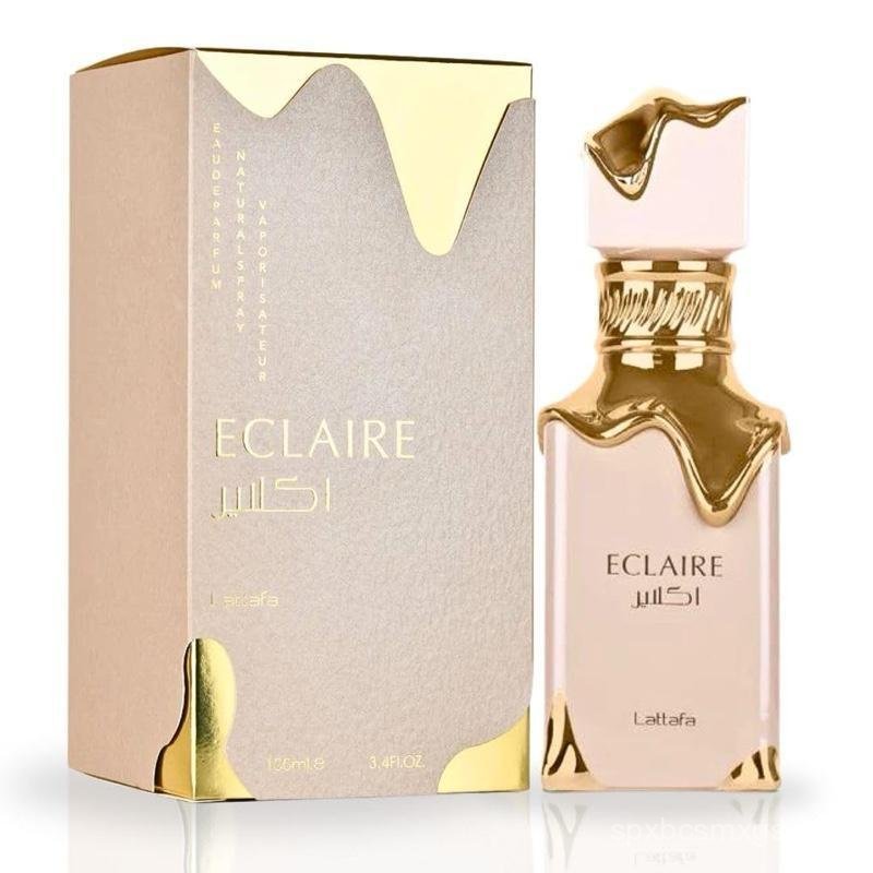 Eclaire By Lattafa 100ml Unisex Perfume with Caramel, Milk, Sugar, Honey, and White Flowers
