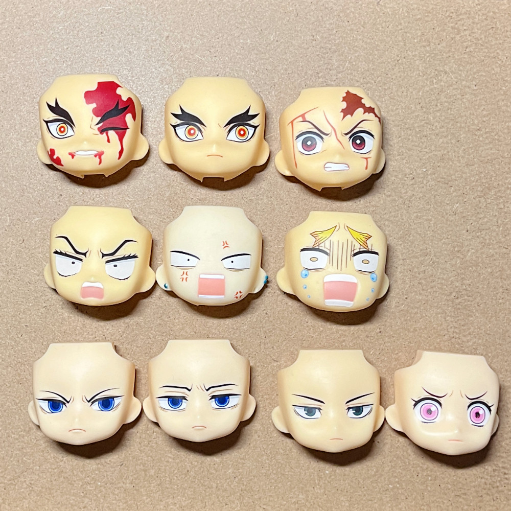 Gsc Nendoroid เปลี่ยน Face Demon Slayer Tanjiro Nezuko Zenitsu Inosuke Giyuu ob11 ตุ๊กตา A14