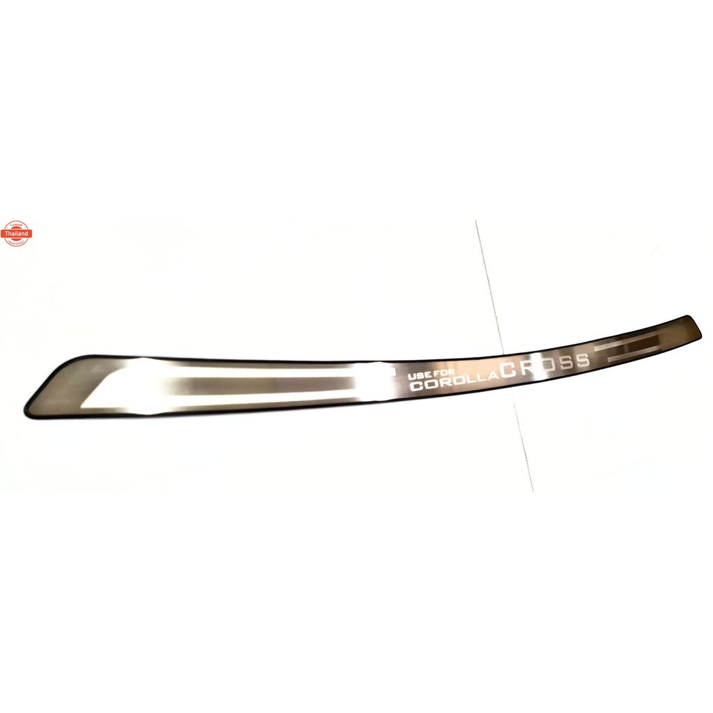 กันรอยท้ายสแตนเลสแท้ Corolla Cross​2020-2022 อุปกรณ์แต่งรถcorolla cross corolla cross กันรอยcorolla 