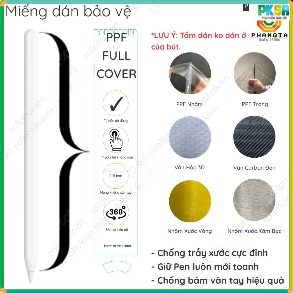 (คอมโบ 2 ชุด) สติ๊กเกอร์เต็มตัวสําหรับ Apple Pencil 1/Apple Pencil 2/Apple Pencil USB-C/Pencil Pro ช่วยปกป้องปากกาเหมือนใหม่เสมอ