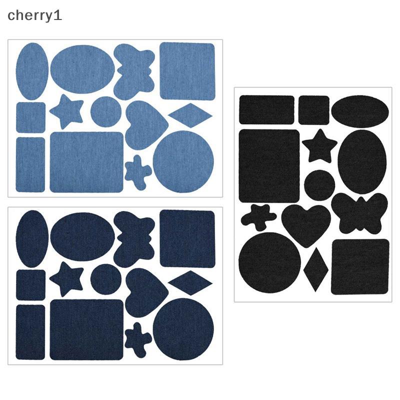 [cer] Self Adhesive ck/Blue Patch สําหรับลงเสื้อแจ็คเก็ตกางเกงผ้าซ่อมล้างทําความสะอาดได้ Patch [VN]