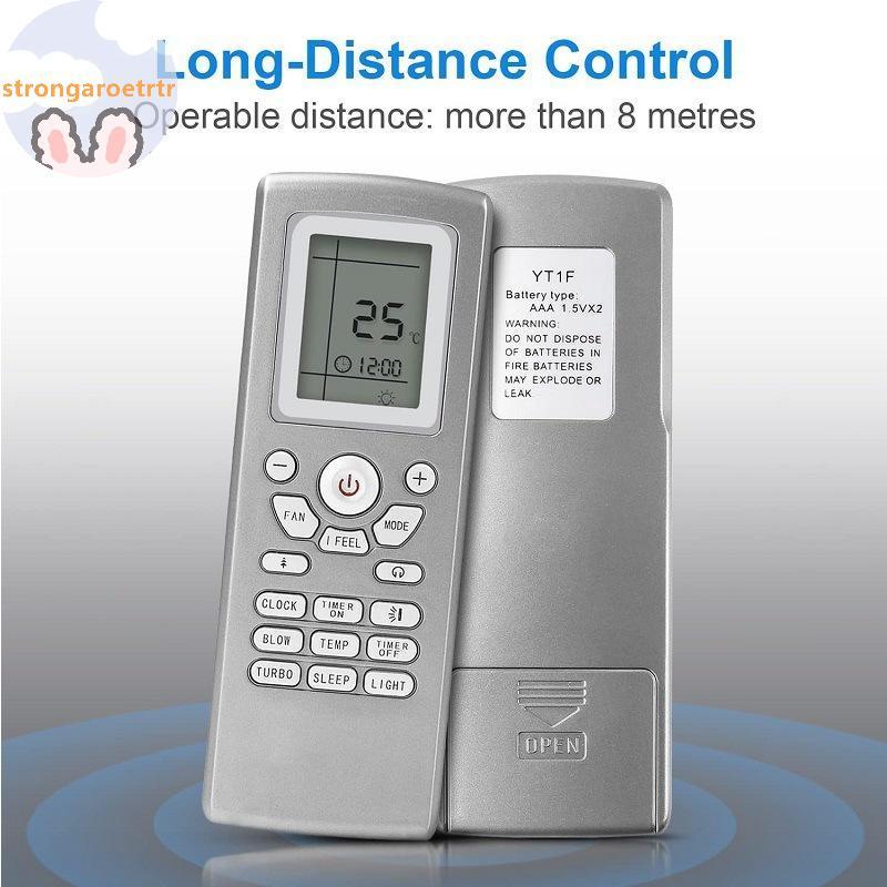 เปลี่ยน Strongaroetr รีโมทคอนโทรลสําหรับเครื่องปรับอากาศ YT0F YTOF YT1F1 YT1F2 YT1F3 YT1F4 YT1F YT1F