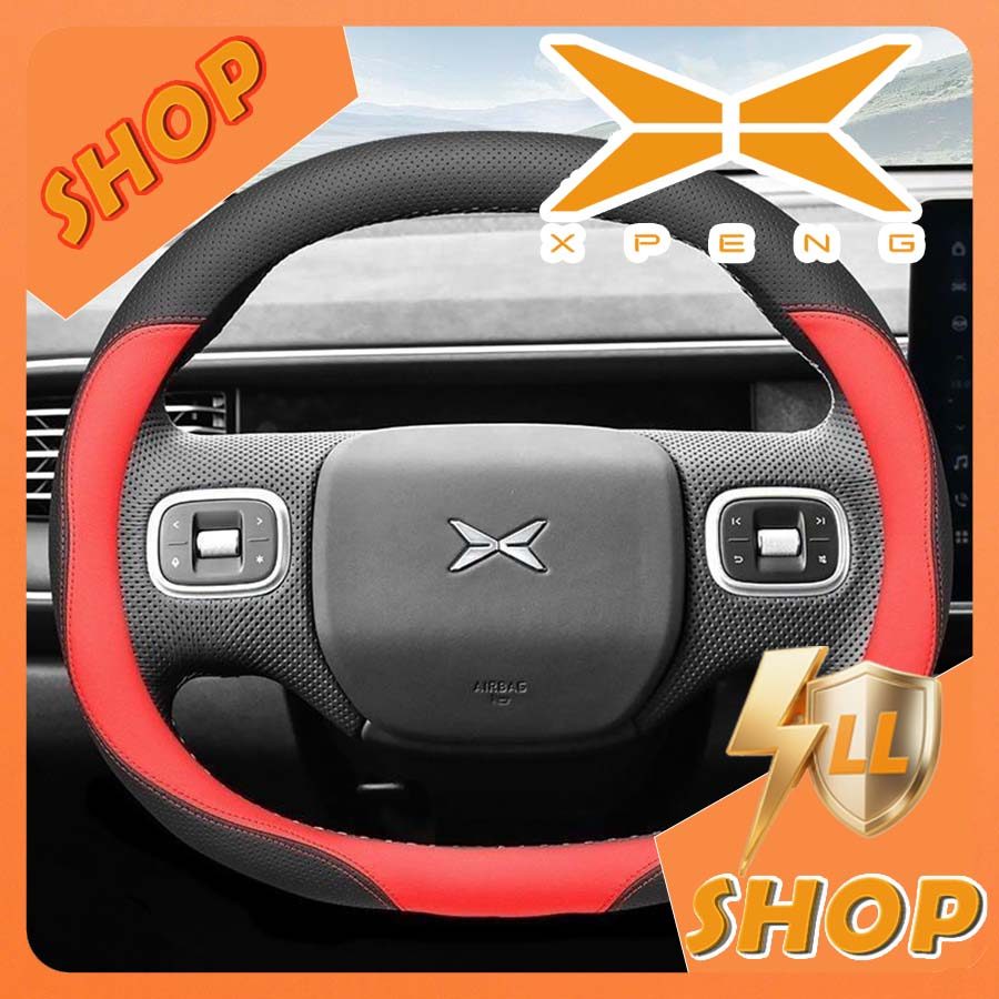 [READY]XPENG G6 Leather Steering Wheel Cover XPENG X9 Body Kit xpeng x9 ev Car Decoration Accessorie