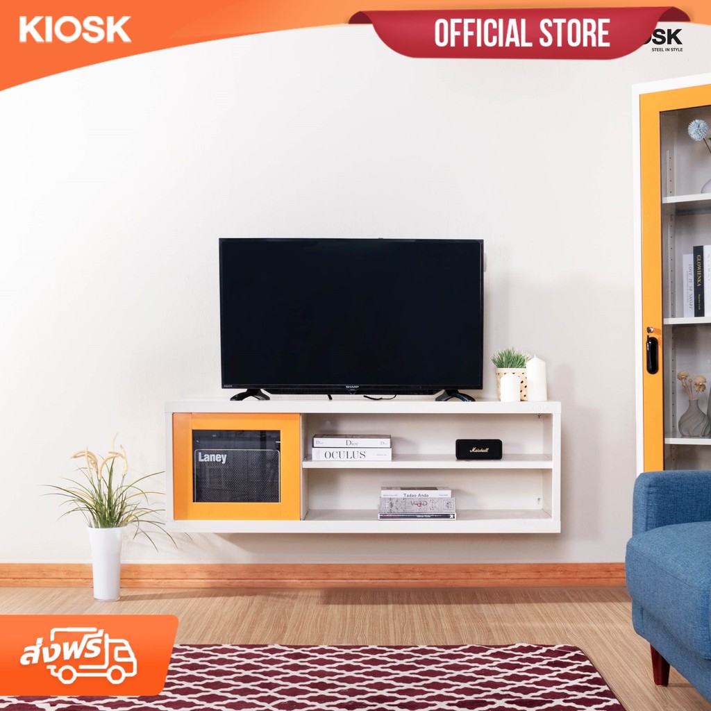 [จัดส่งพร้อมติดตั้งฟรี] KIOSK ตู้บานเลื่อนกระจก 4 ฟุต