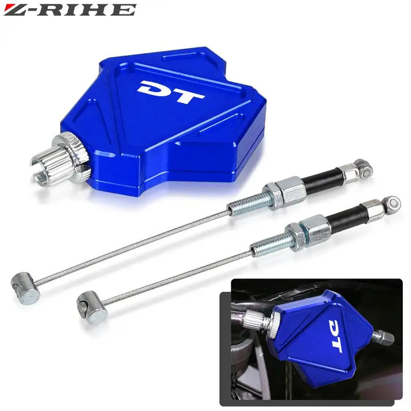 DT 200 230 รถจักรยานยนต์ CNC Dirt Bike Stunt Clutch Lever Easy Pull Cable System สําหรับ YAMAHA DT20