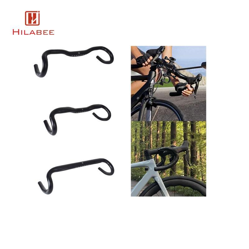 HILABEE จักรยาน Drop Bar อลูมิเนียม DROP Handlebar พรีเมี่ยมจักรยาน Bent Bar สําหรับจักรยานเสือภูเขา