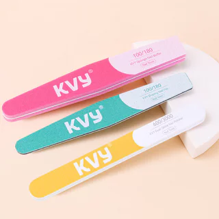 KVY Shaping Nail File #Green เควีวาย ตะไบเล็บแบบ 2 ด้าน สีเขียว.