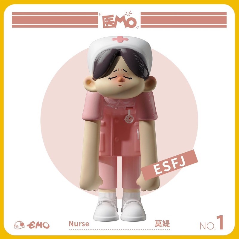 Medical mo Medical Industry Mystery Box Figure Doctor mo Medical Worker อินเทรนด์เล่นของขวัญ Medical