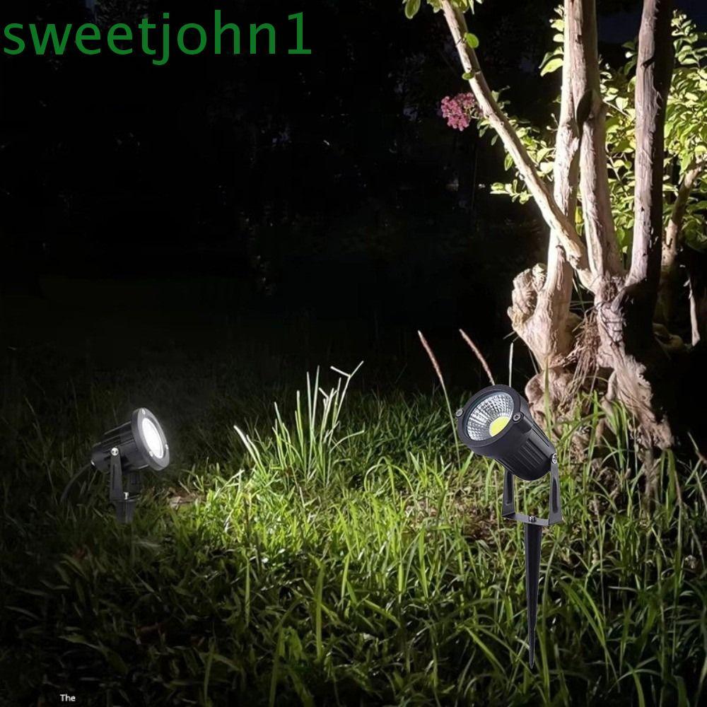 SWEETJOHN ไฟสนามหญ้า LED, 3/5W Aluminium Landscape Spike Spotlight, Greening Light ประหยัดพลังงานควา