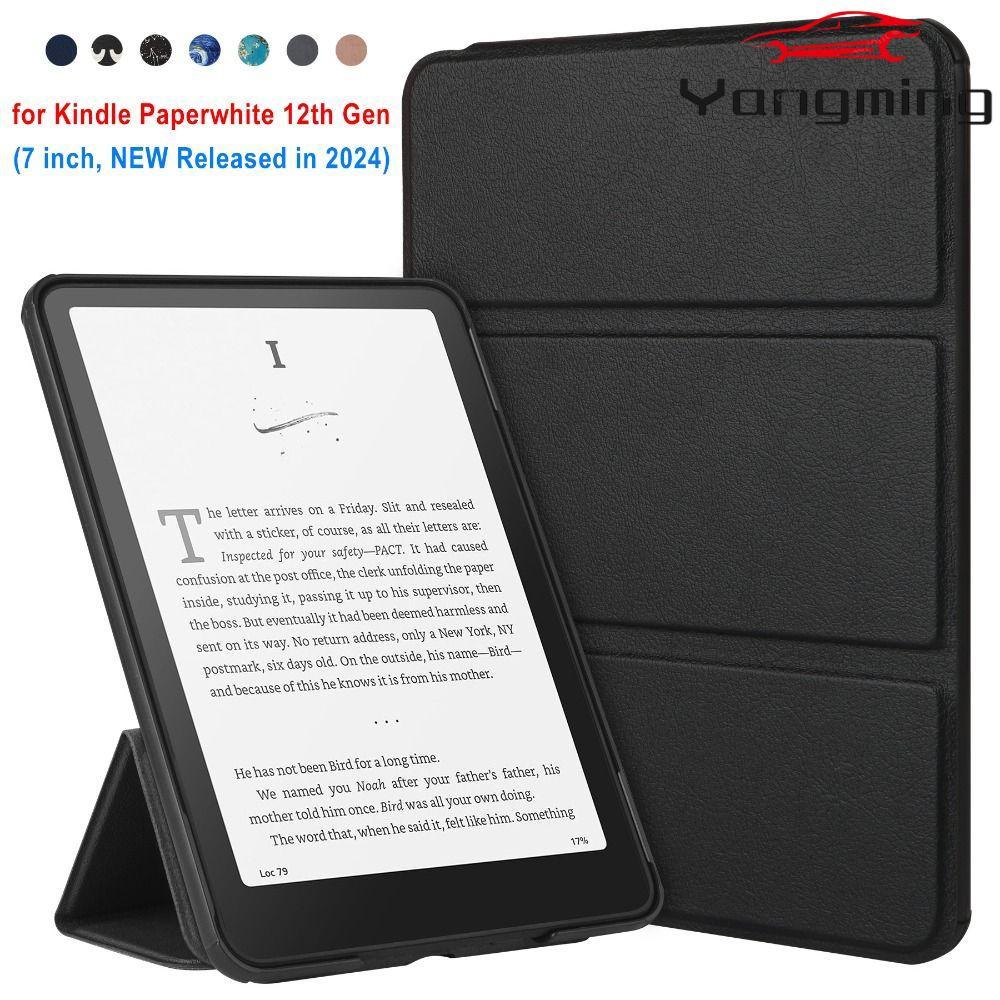 YANGMING e-Reader Cover, Auto Wake/Sleep กันกระแทก, หนังมืออาชีพทนต่อการสึกหรอสมาร์ท Colorsoft เกราะ