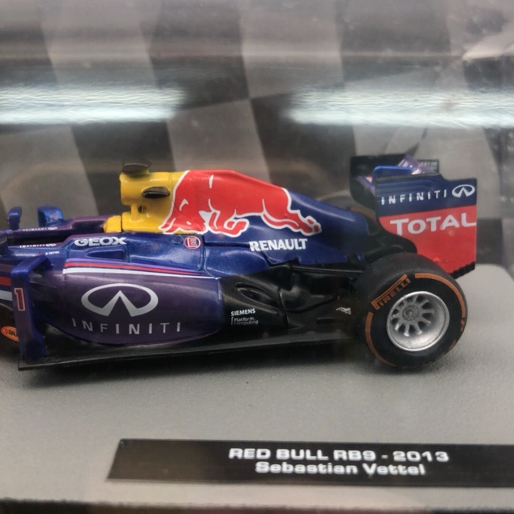 1: 43 F1 Red Bull Fleet 2013 Racing Season RB9 Racing Car Wittle Seat Driver Brand:+IXO Scale: 1: 43