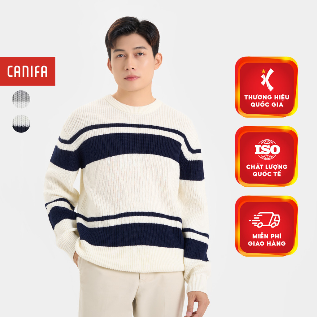CANIFA MEN 8TE24W007 เสื้อกันหนาวผู้ชาย