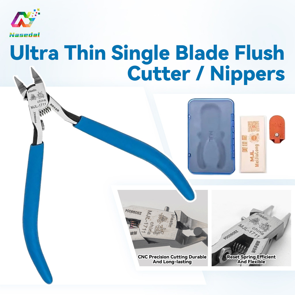 MJL M-1711 รุ่น Nippers Ultra Sharp ใบมีดเดี่ยวสําหรับกันดั้มทหารรุ่น DIY Building Repair Fix พลาสติ