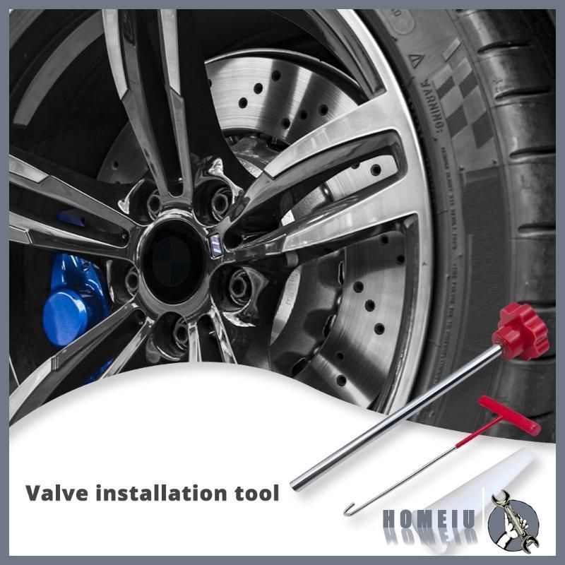 HOMEIU เครื่องมือซ่อมแซมยางที่เชื่อถือได้ เครื่องมือก้านวาล์วสําหรับสร้างสภาพการขับขี่ที่ปลอดภัย