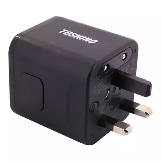 TOSHINO DE-207 หัวปลั๊กอเนกประสงค์ แบบ 4in1 ยี่ห้อ Toshino Universal Tranvel Adapter