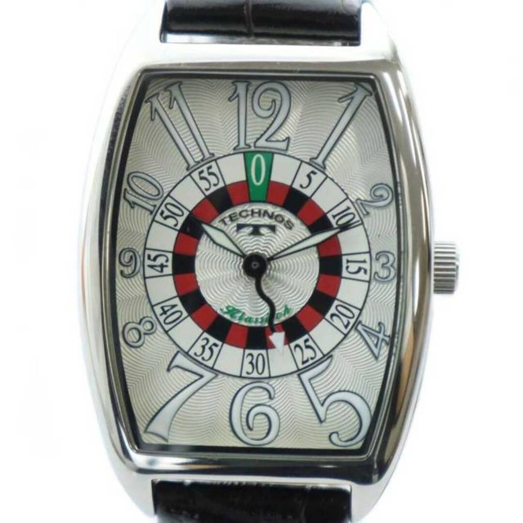 Technos Watch leather Direct from Japan Secondhand