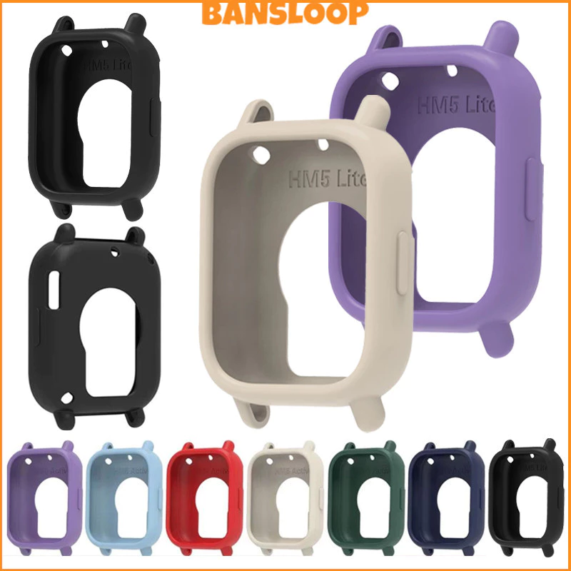 กรณีซิลิโคนอ่อน for Smartwatch Redmi Watch 5 Active / Redmi Watch 5 Lite กีฬายางป้องกันหน้าจอฝาครอบกันชนกรอบอุปกรณ์เสริม
