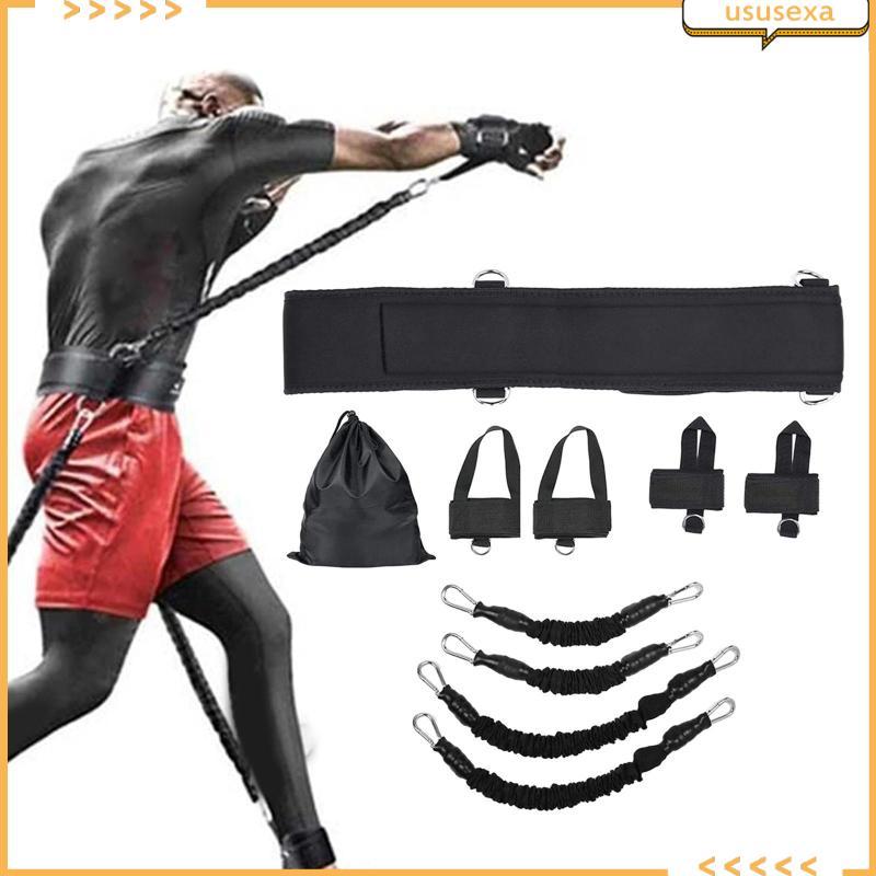 [Ususexa] Boxing Training Resistance Bands Workout Band 140lbs อุปกรณ์ออกกำลังกายสำหรับ Agile Basketball MMA ราคา ถูกที่สุด ดีลบีเคเค