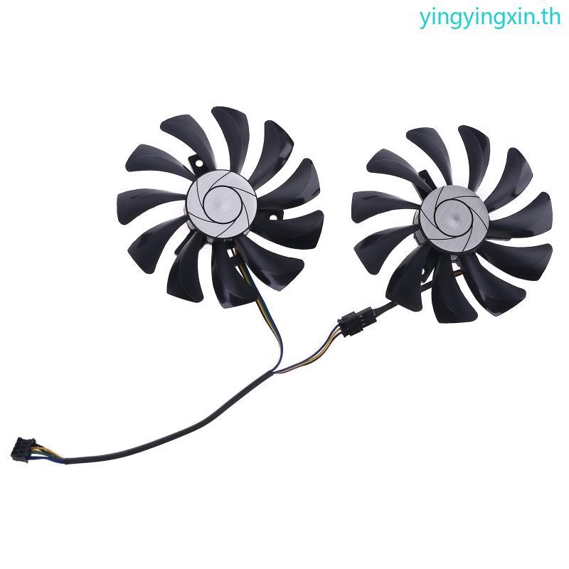 YIN 1 คู่ 85 มม.HA9010H12F-Z 4Pin Cooler พัดลมสําหรับ MSI GTX 1060 OC 6G GTX 960 P106-100 P106 GTX10