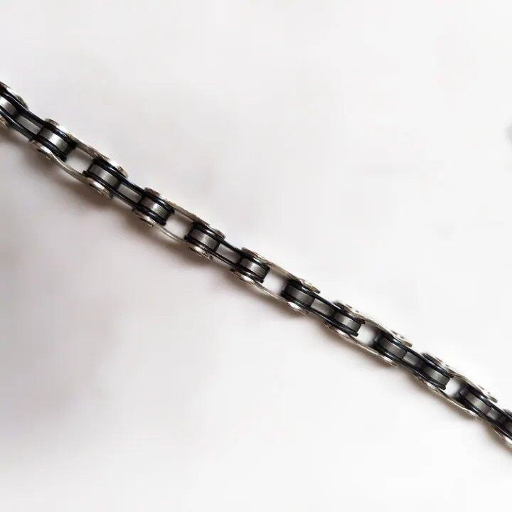 โซ่จักรยานเกรดพรีเมี่ยม โซ่จักรยาน 6-7-8 สปีด โซ่จักรยาน 1สปีด จำนวน 1เส้น สากล โซ่จักรยาน 6-7-8speed - รูปที่ 4