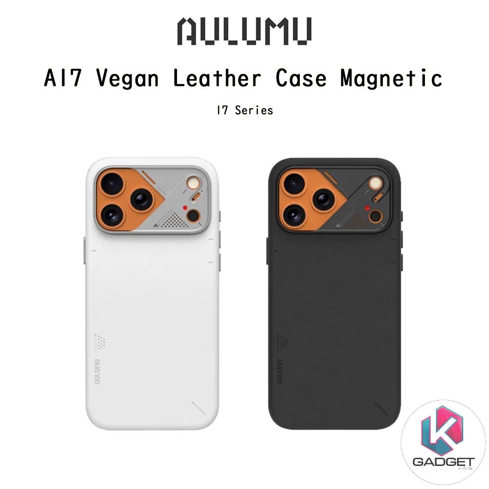 Aulumu A17 Vegan Leather With Magnetic เคสหนังVeganกันกระแทกเกรดพรีเมี่่ยม เคสสำหรับ iPhone17Pro/17P