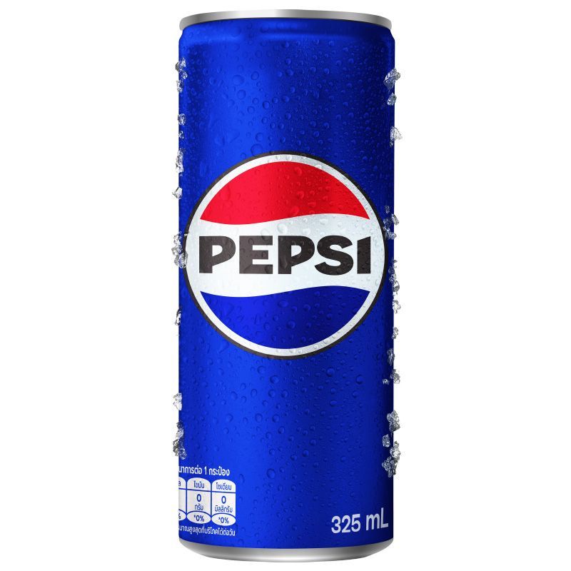 เป๊ปซี่เครื่องดื่มอัดลมกลิ่นโคล่า 325มล แพค 6 Pepsi Cola Carbonated Drinks 325ml Pack 6 [หมายเลขบาร์โค้ด 8858998571277 ]