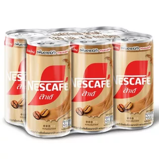 เนสกาแฟพร้อมดื่มลาเต้ 170มล. แพค 6 Nescafe Latte 170ml. Pack 6 [หมายเลขบาร์โค้ด 8850124092113]