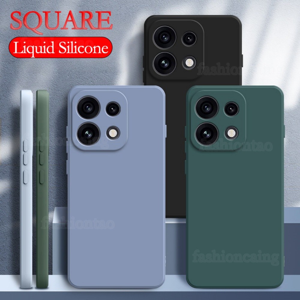 ปลอกสําหรับOppo Reno16 F Pro Reno 16 1 6 16F 16Pro + 16ProPlus Reno16 Pro Reno16 F OppoReno16 4G 5G Squareซิลิโคนเหลวเคสโทรศัพท์กล้องกันกระแทกป้องกันนุ่มปกหลัง