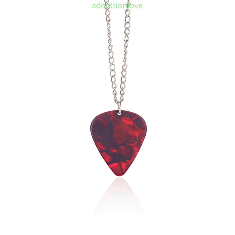 Ador Unique Hellfire Club Necklace Eddie Munson Guitar Pick Pendant Necklace