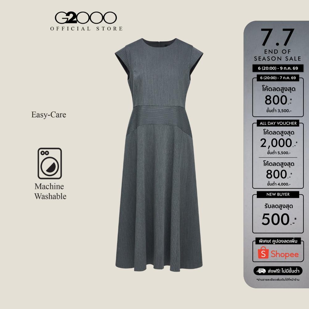 G2000 เดรสสำหรับผู้หญิง ทรง Fit & Flare Shape รุ่น 5623506696 GREY