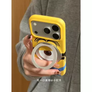 Overalls Cyclops 360 วงเล็บหมุนได้เหมาะสําหรับ 17promax เคสโทรศัพท์ iphone16 เคสกันกระแทก