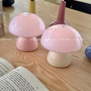 [พร้อมส่ง] Jnihouse : โคมไฟเห็ดพาสเทล (Mini Mushroom Lamp)