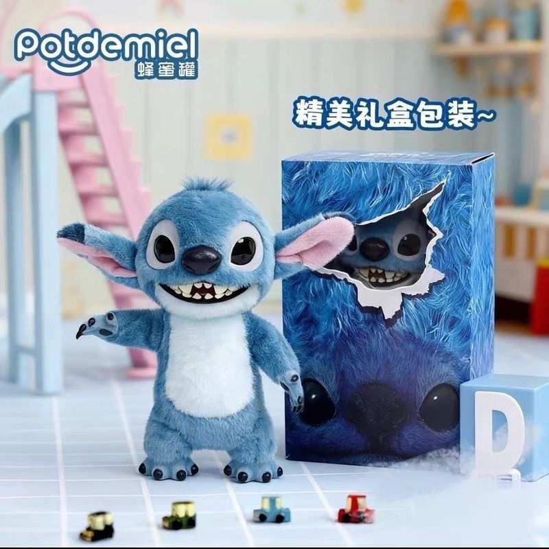 Potdemiel หม้อน้ําผึ้ง Stitch ไวนิลตุ๊กตาจี้ตุ๊กตารูปของขวัญวันหยุด