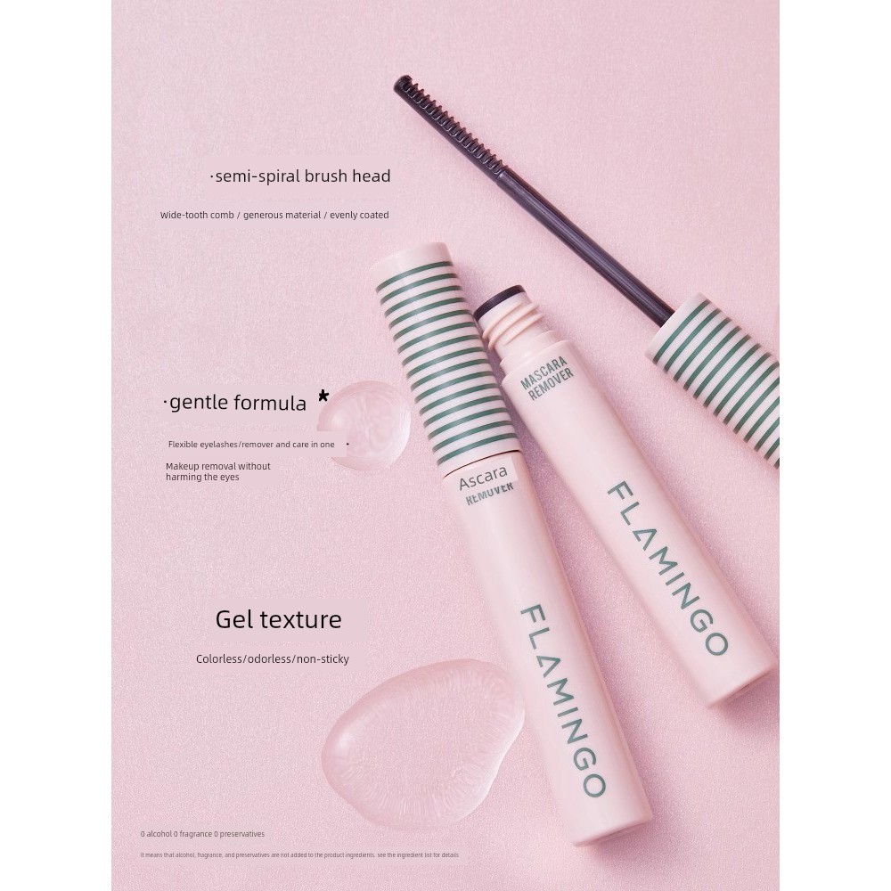 พัฟ พัฟคุชชั่น Flamingo Remover Makeup Remover Mascara Eye Mascara Primer Gentle Cleanser Fast Small